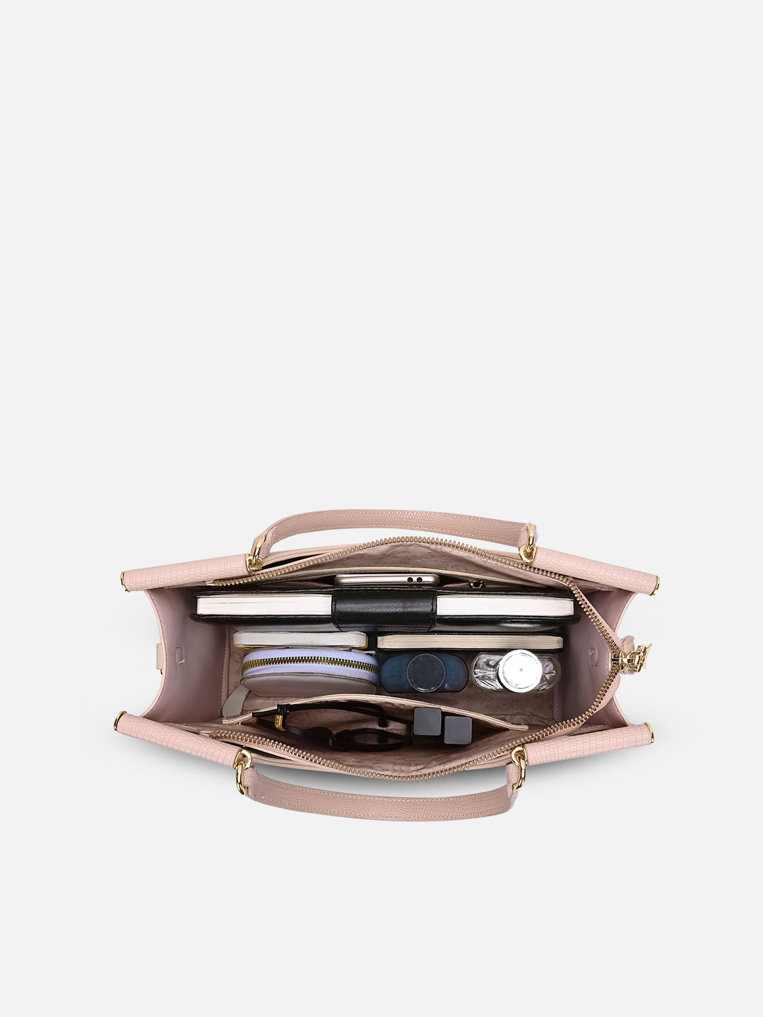 Freesia Medium Satchel Bag Beige
