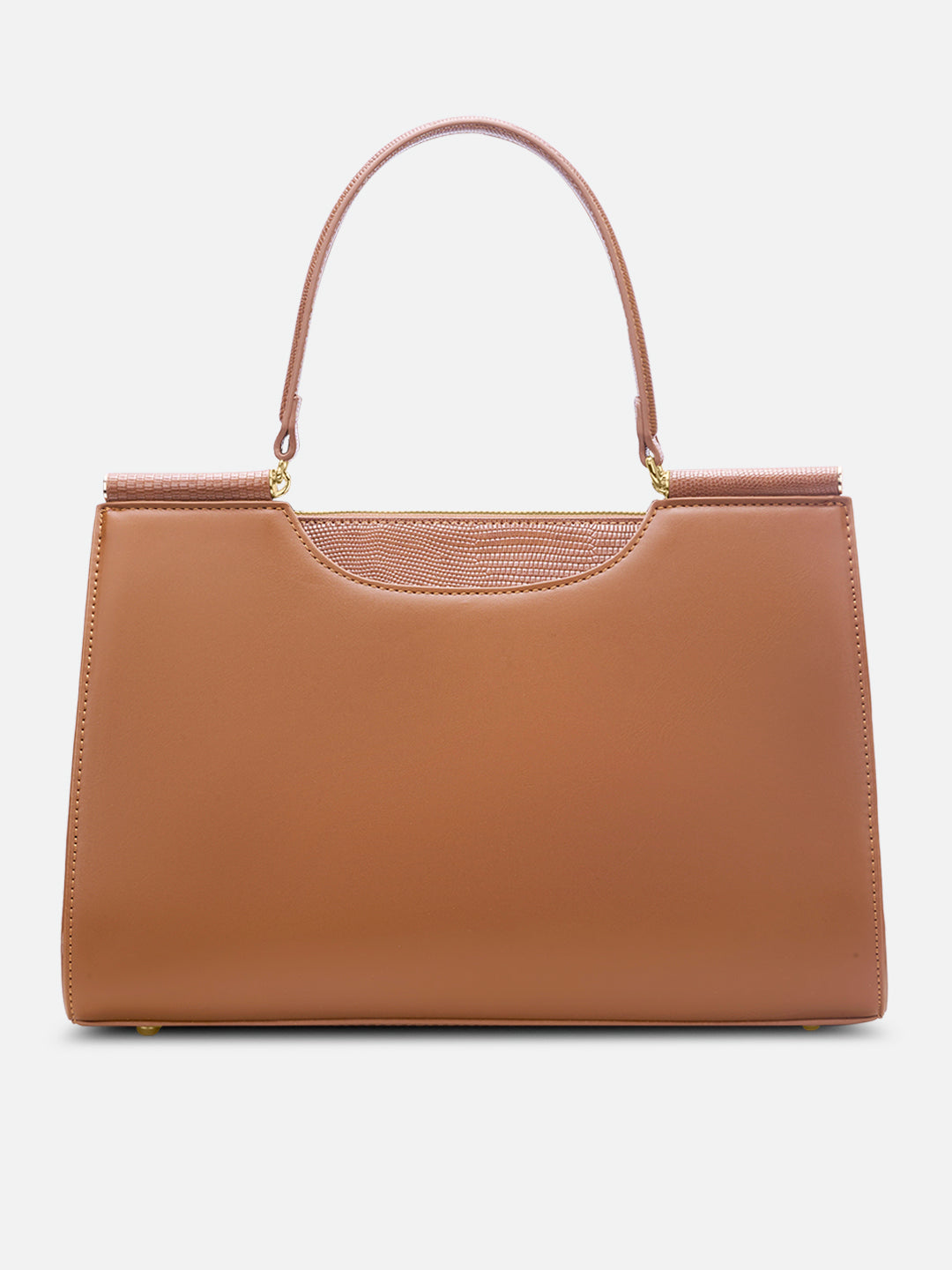 Freesia Medium Satchel Bag Tan