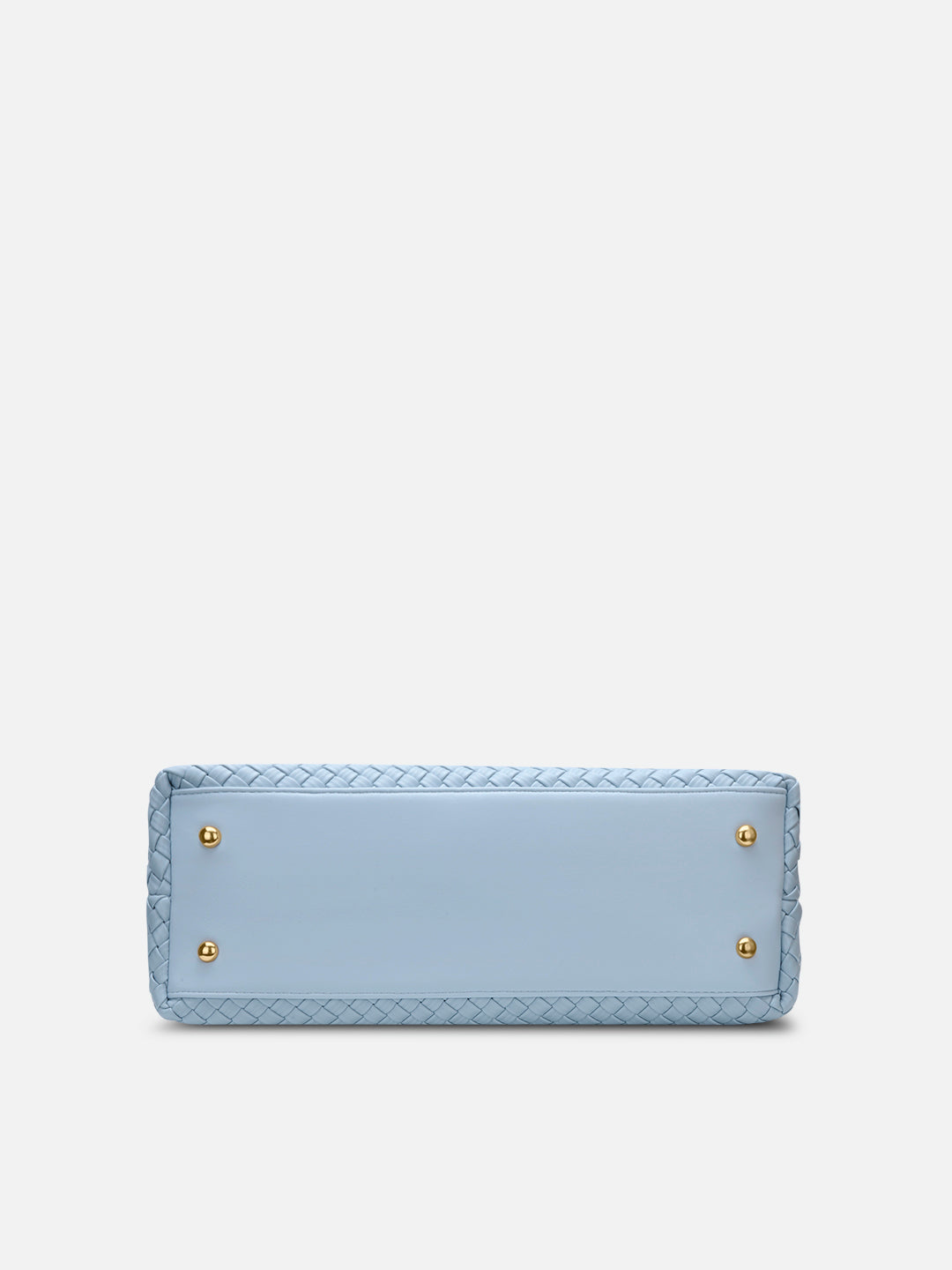 Bleuet Horizontal Large Satchel Bag Pale Blue