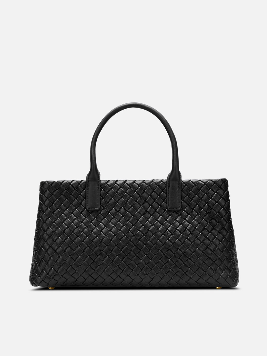 Bleuet Horizontal Medium Satchel Bag Black