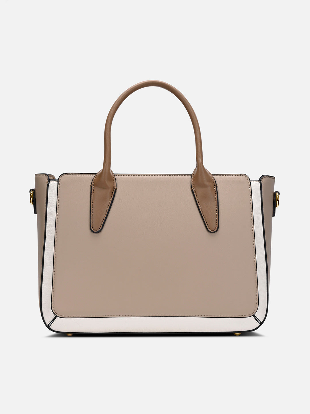 Camelia Medium Satchel Bag Beige