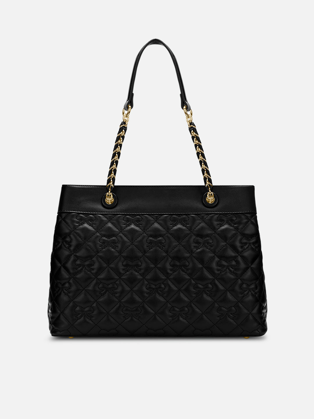 Quincy Medium Satchel Bag Black