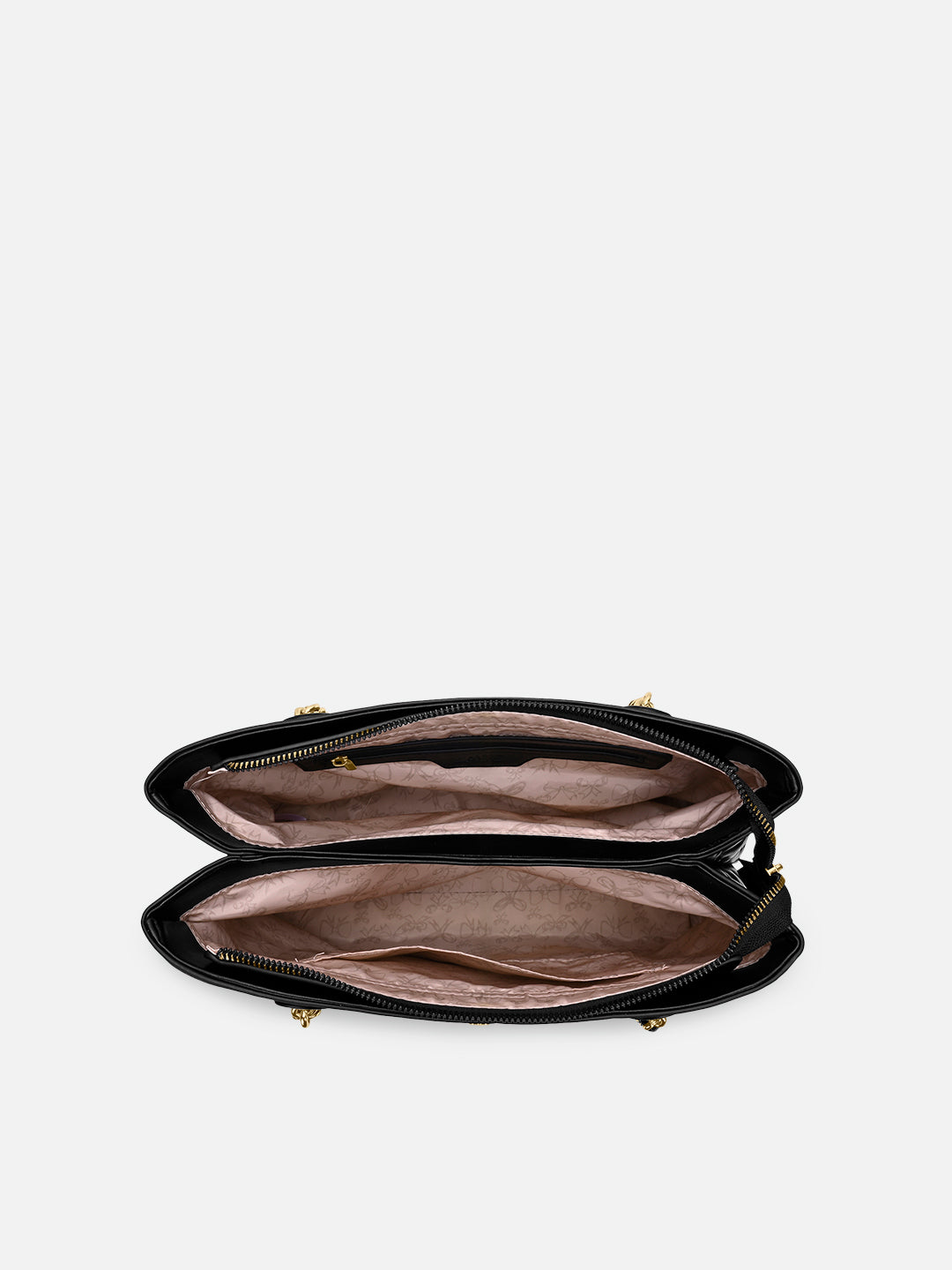 Quincy Medium Satchel Bag Black