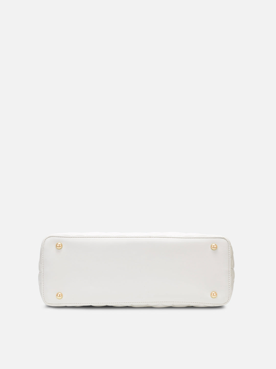 Quincy Medium Satchel Bag White