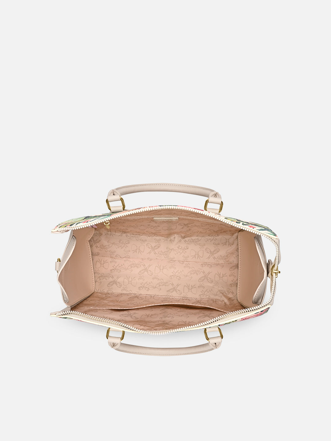 Fleur Medium Satchel Bag Green