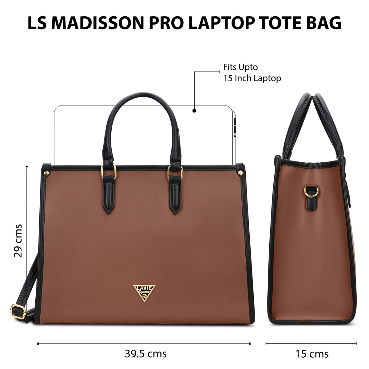 Madisson Box Tote Bag D. Tan