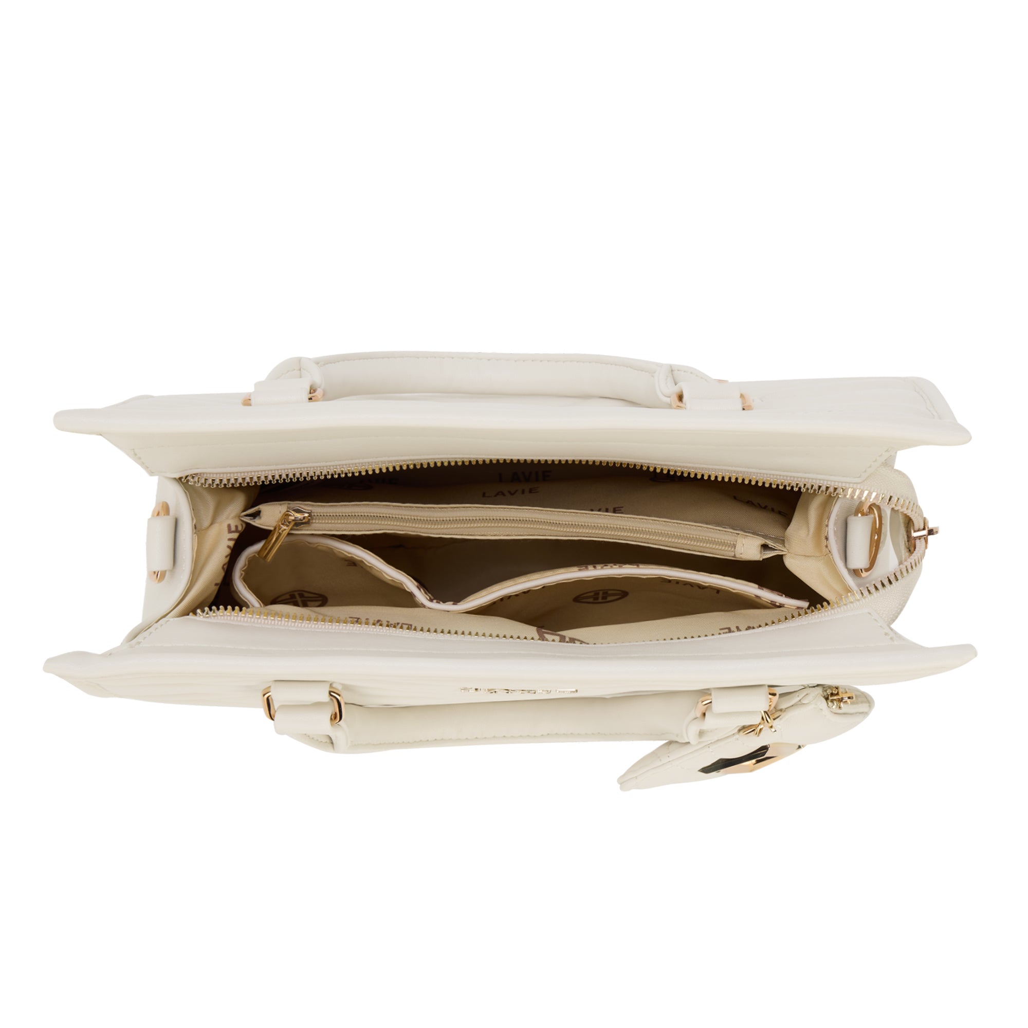 Lucie Quilted Medium Box Off White