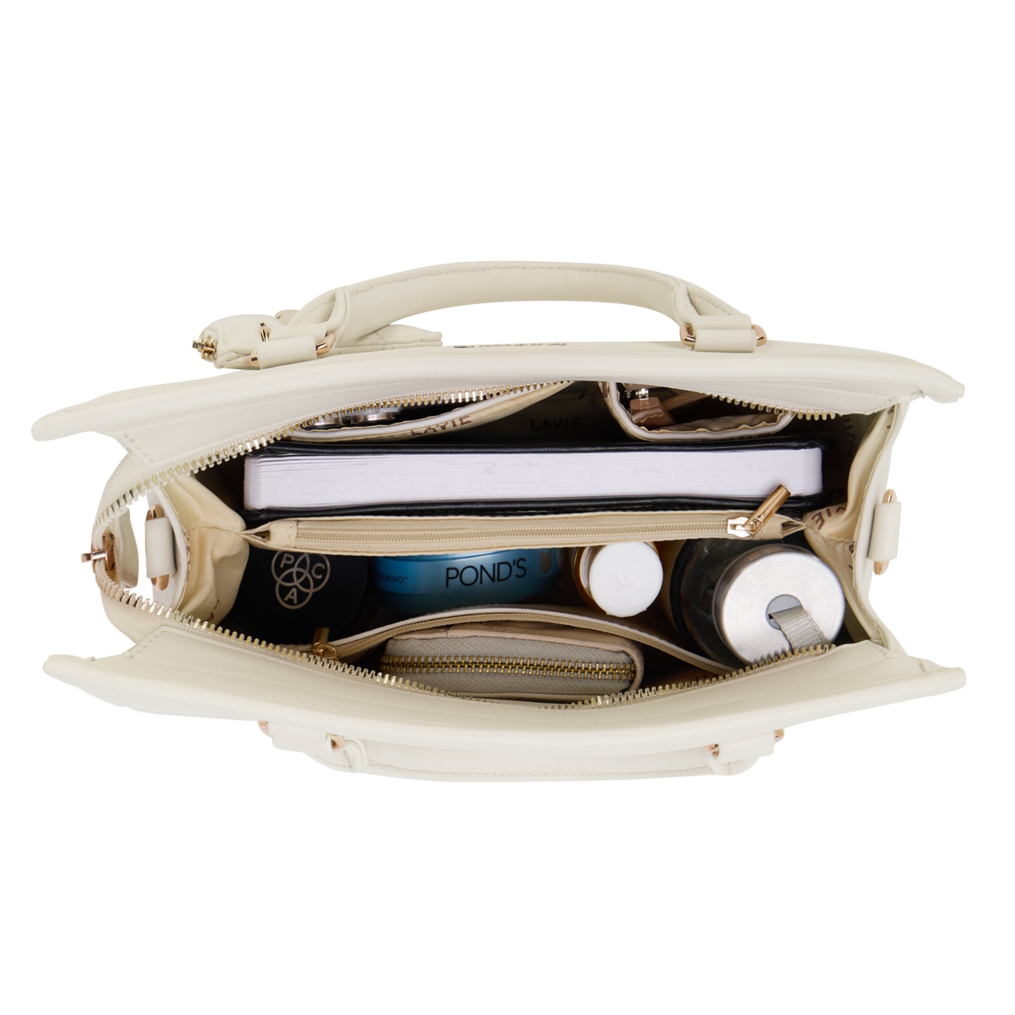 Lucie Quilted Medium Box Off White