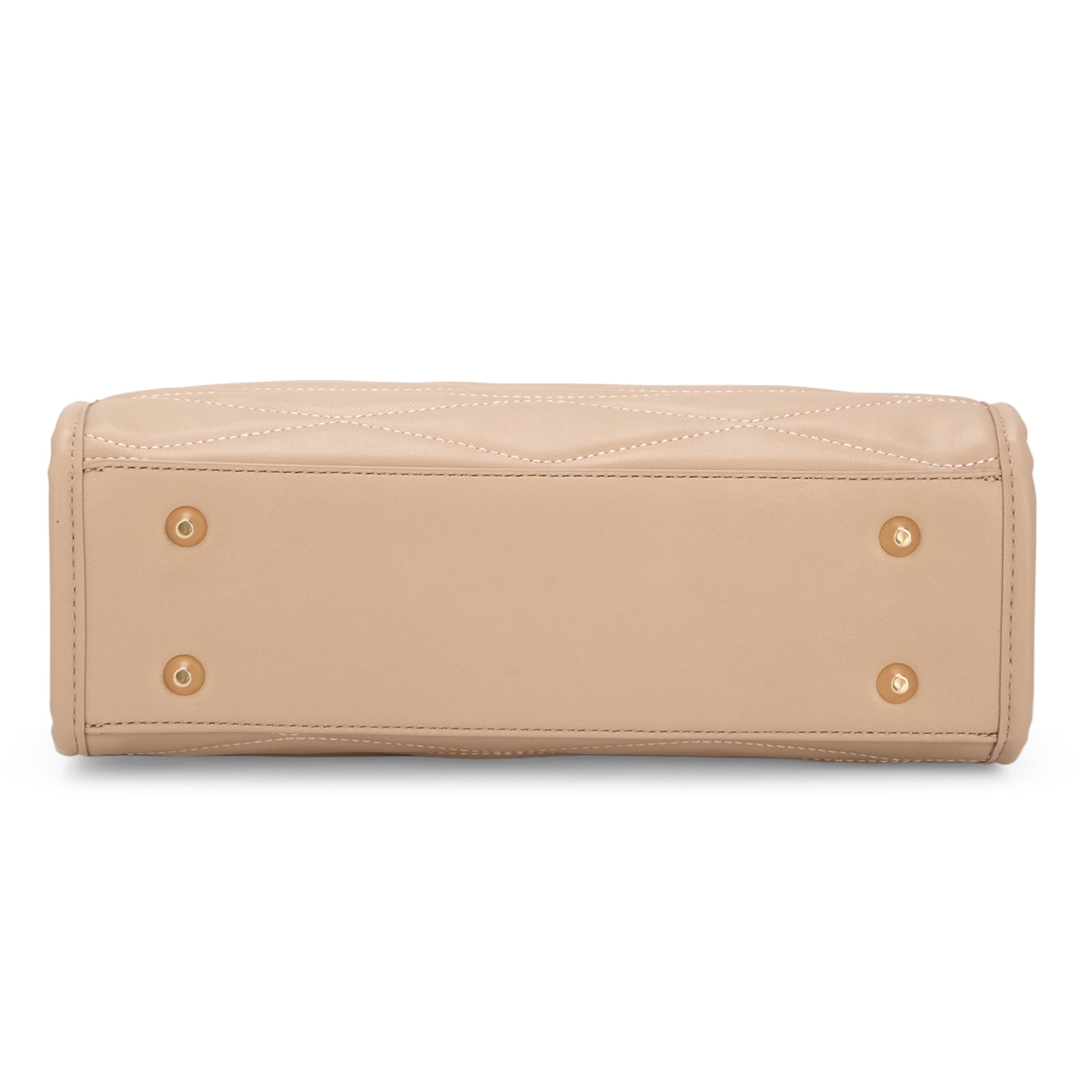 Lucie Quilted Medium Box Mocha