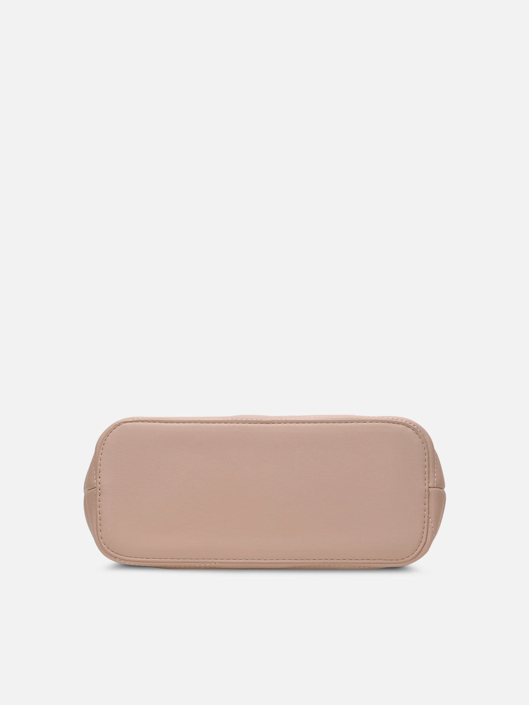 Lucie Quilted Small Satchel Bag Mocha