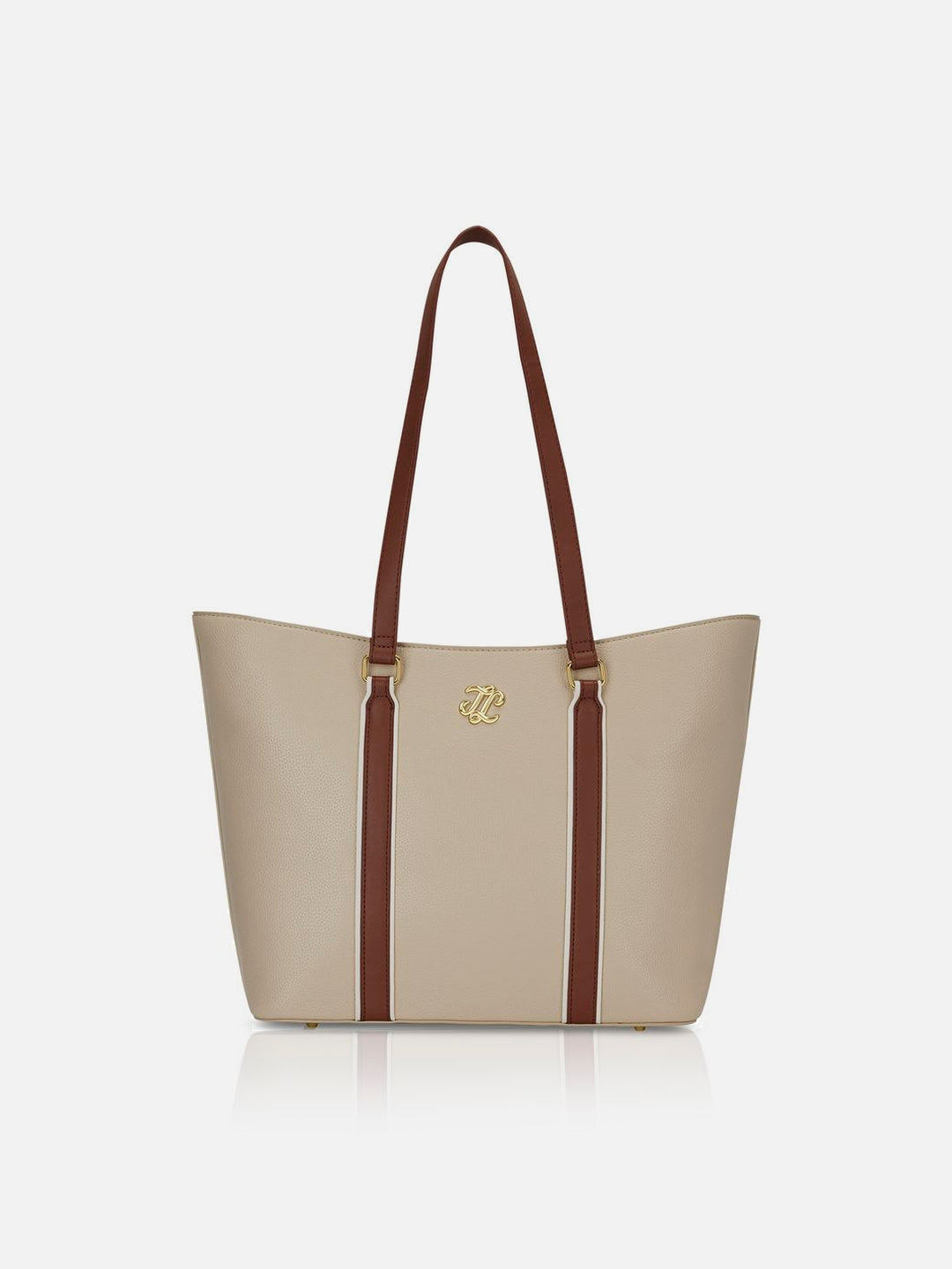 Avalon Ladies Large Beige Tote Bag