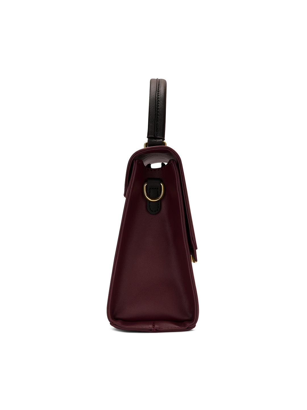 Winston Flap Satchel Bag Ladies Handbag Maroon