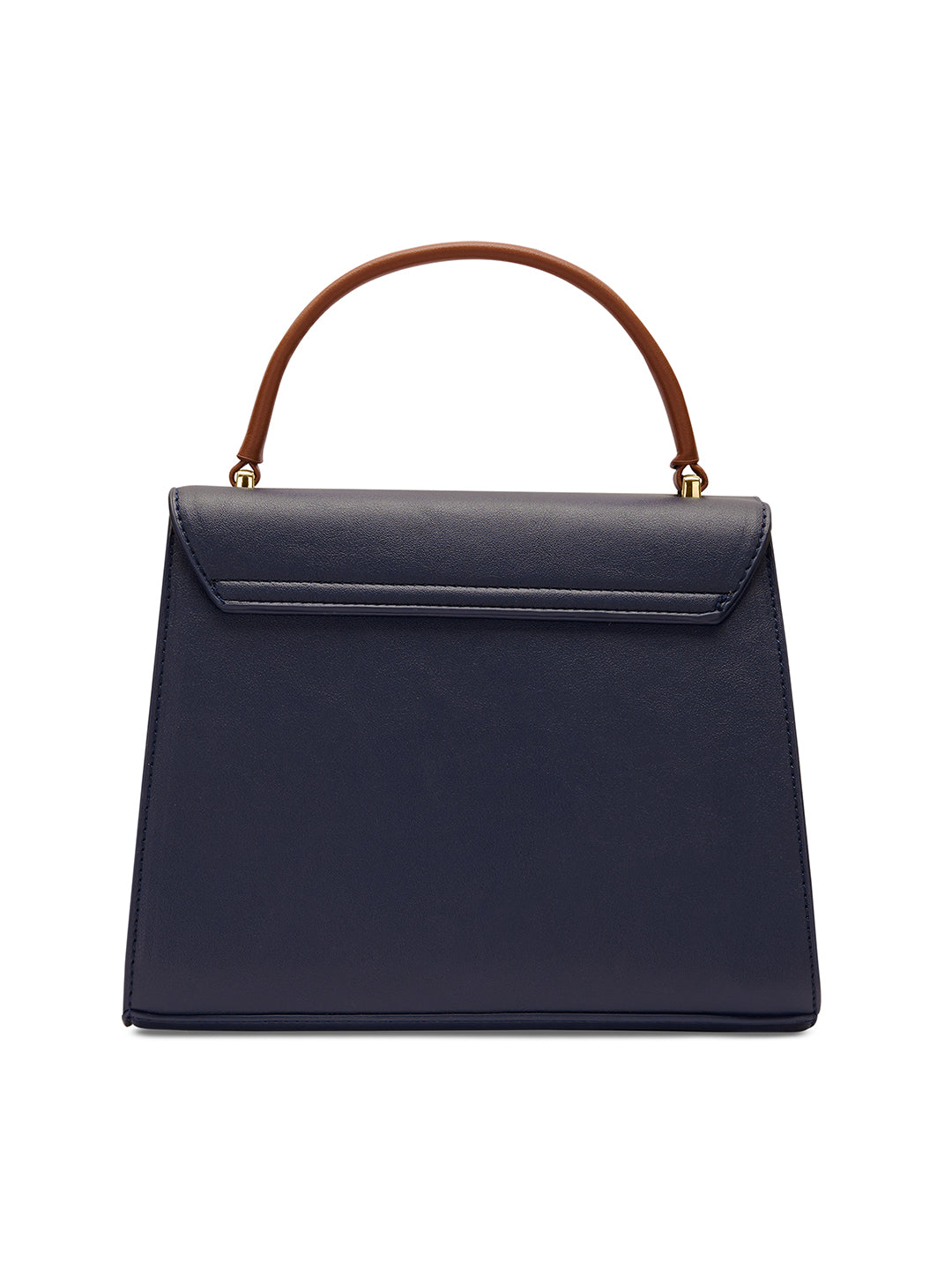 Winston Flap Satchel Bag Ladies Handbag Navy