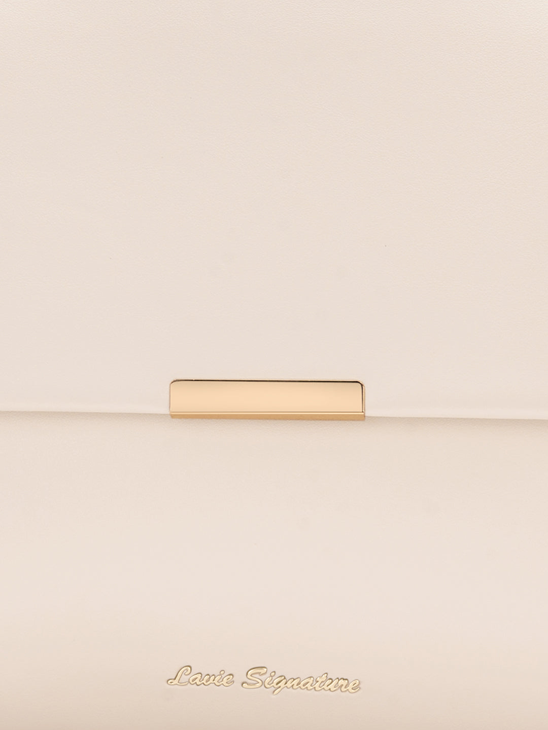 Aspen 2C Flap Satchel Bag Ladies Handbag Off White / Black
