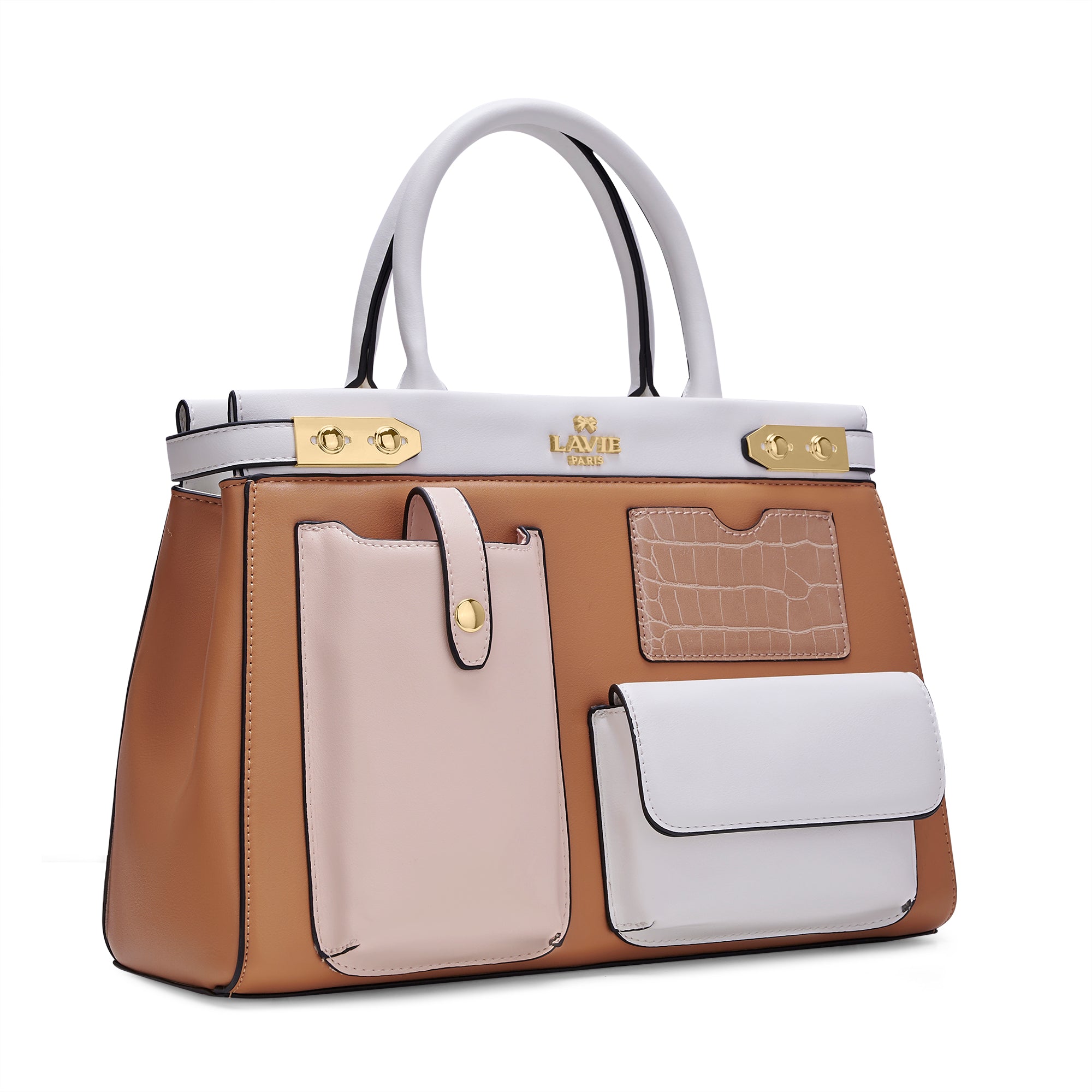'S Colorblock Genial 3 Poches Sand