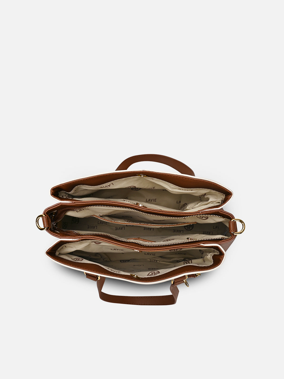 Monogram Rumi 3 Compartment Satchel Bag