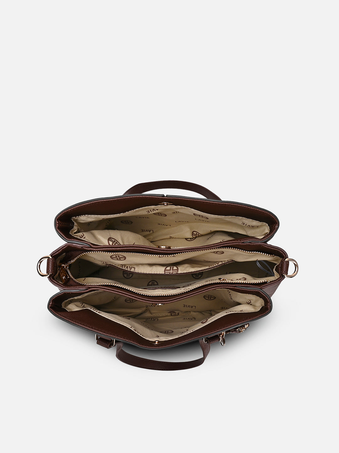 Monogram Rumi 3 Compartment Satchel Bag