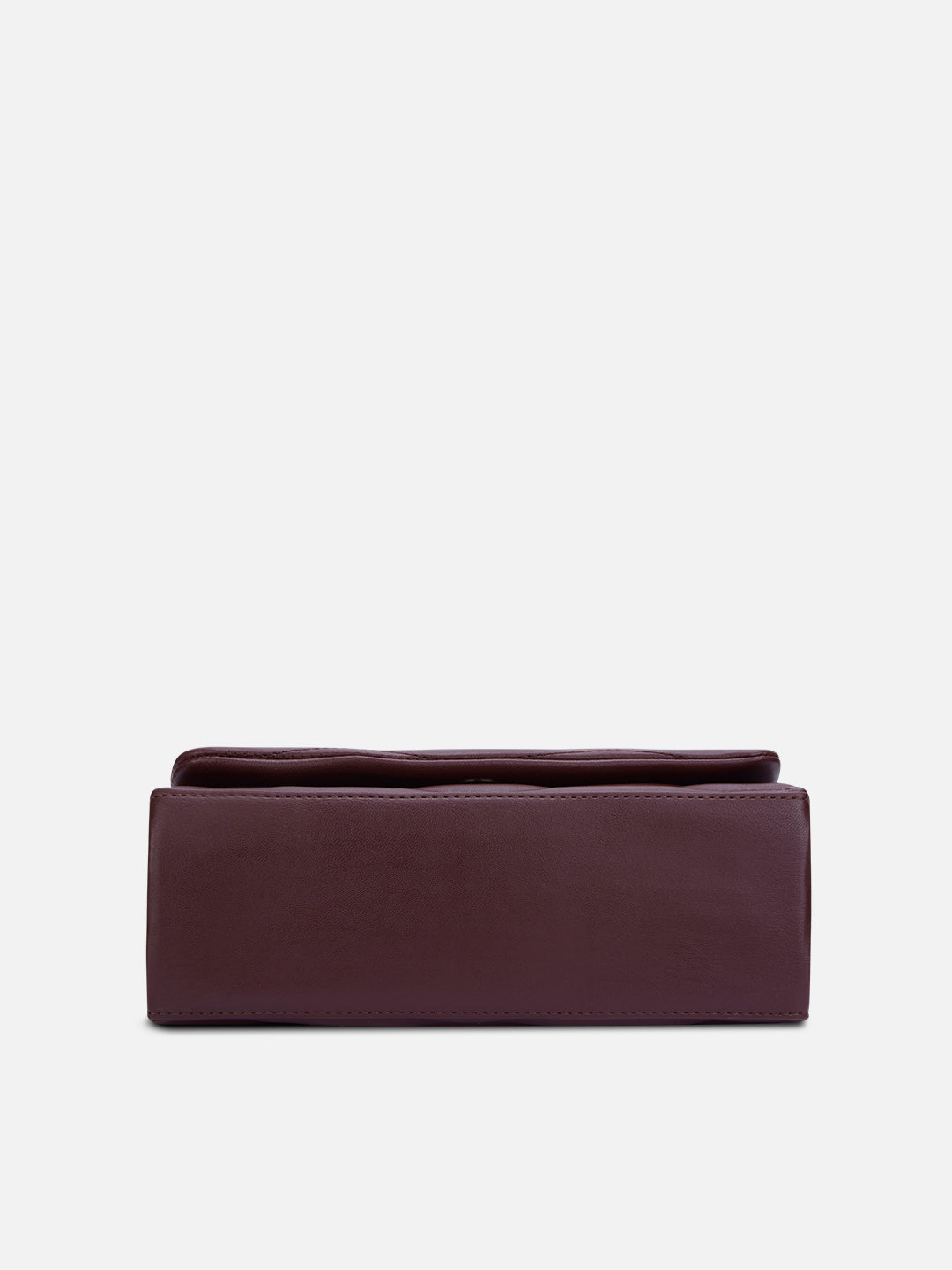 Lucie Quilted Medium Flap Wine