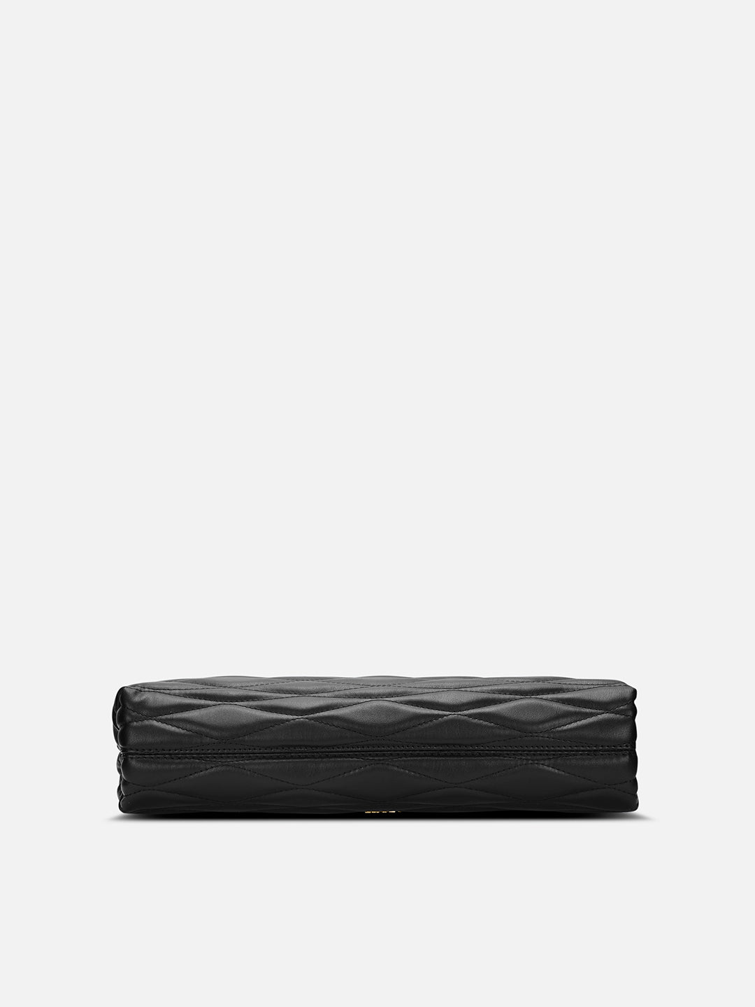 Lucie Quilted Large Flap Black