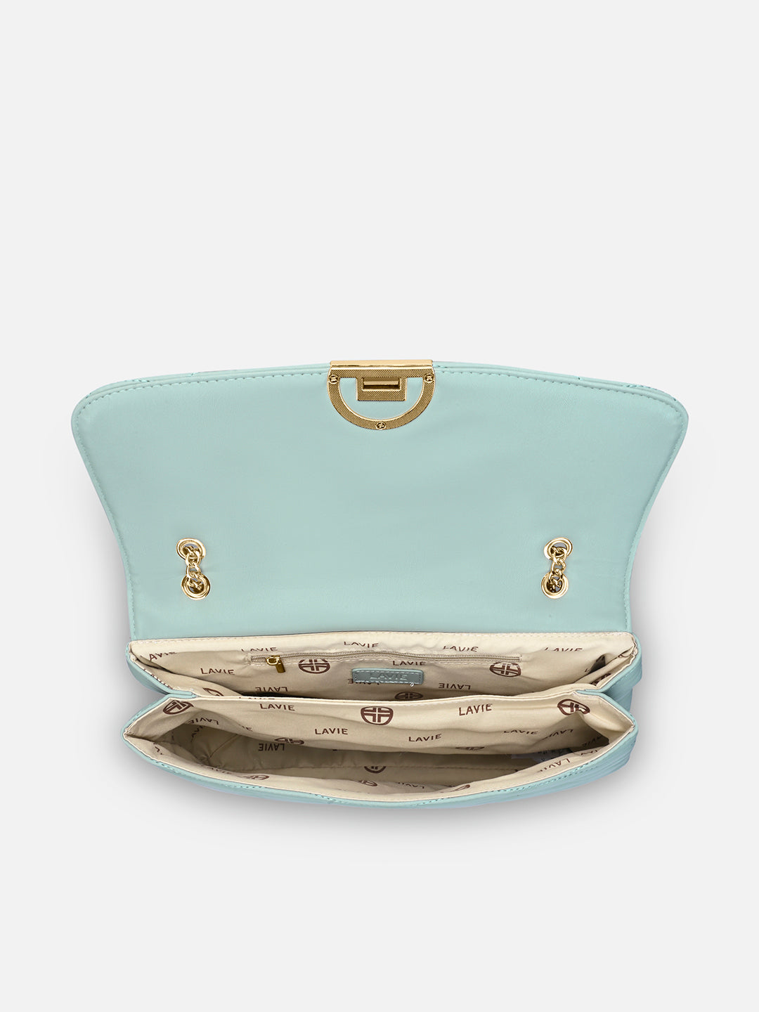 Lucie Quilted Large Flap Mint