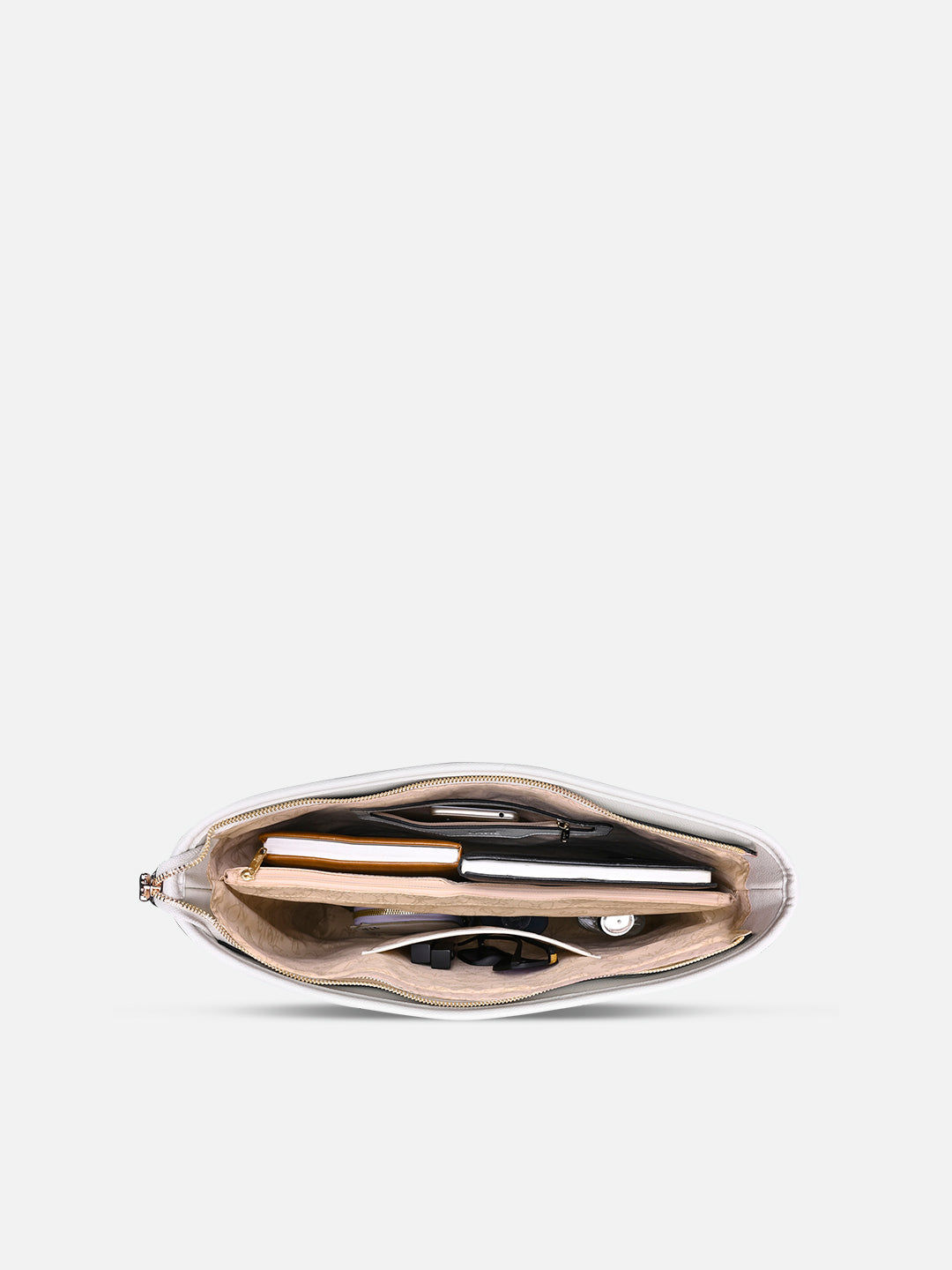 Mono Rene Laptop Large Tote Bag Ivory