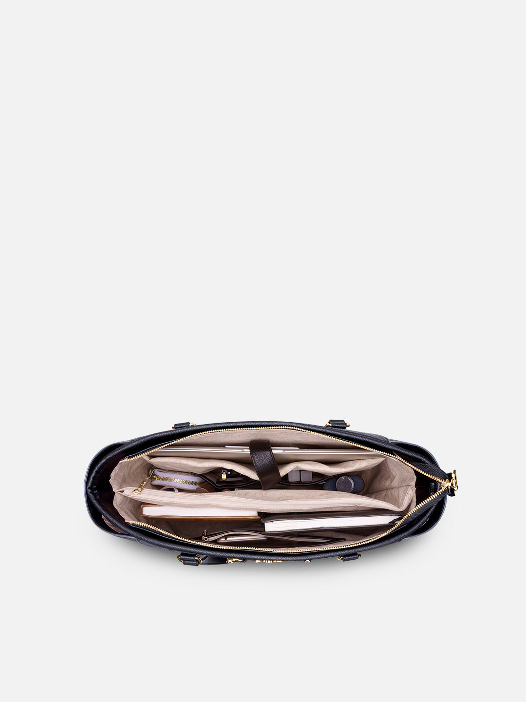 Mono Adele Laptop Large Tote Bag Charcoal