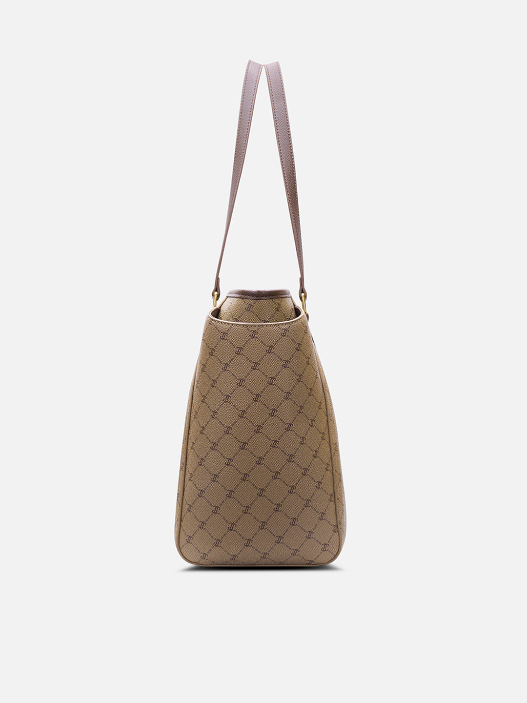 Mono Adele Laptop Large Tote Bag Latte
