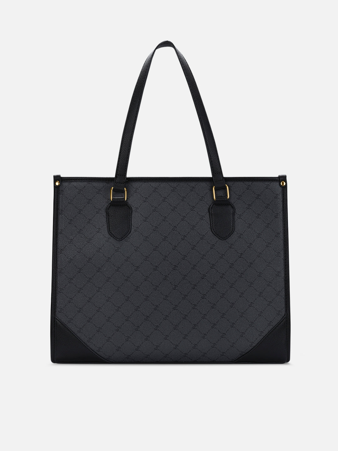 Mono Hugo Laptop Large Tote Bag Charcoal