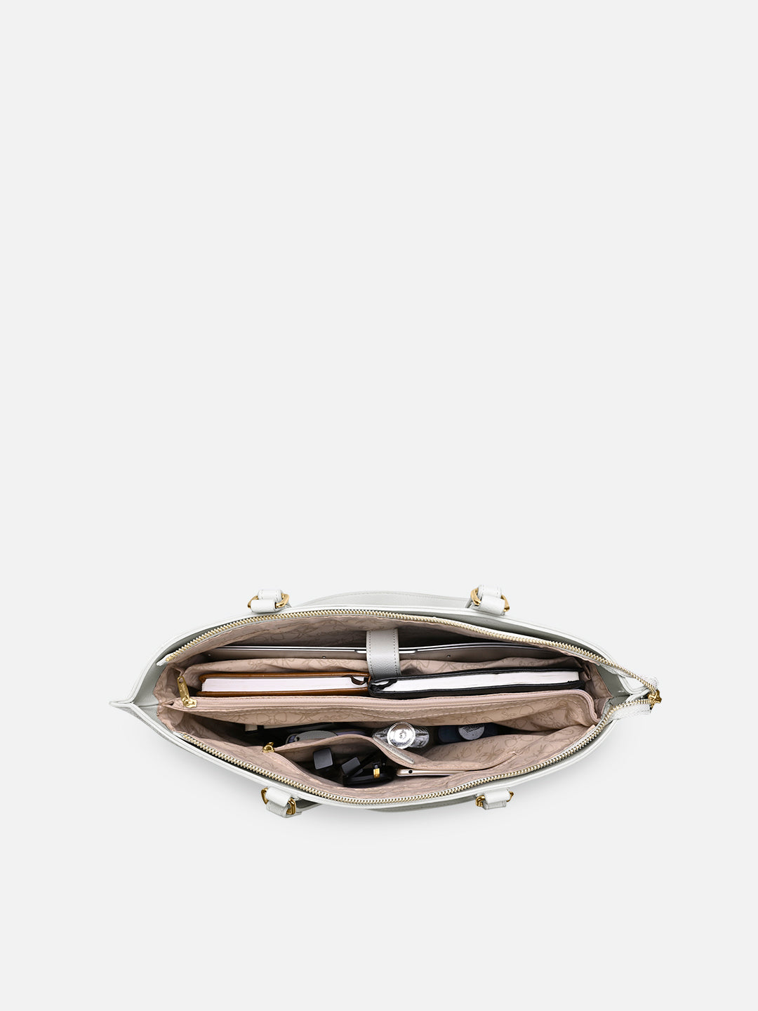 Mono Marcus Laptop Large Tote Bag Ivory