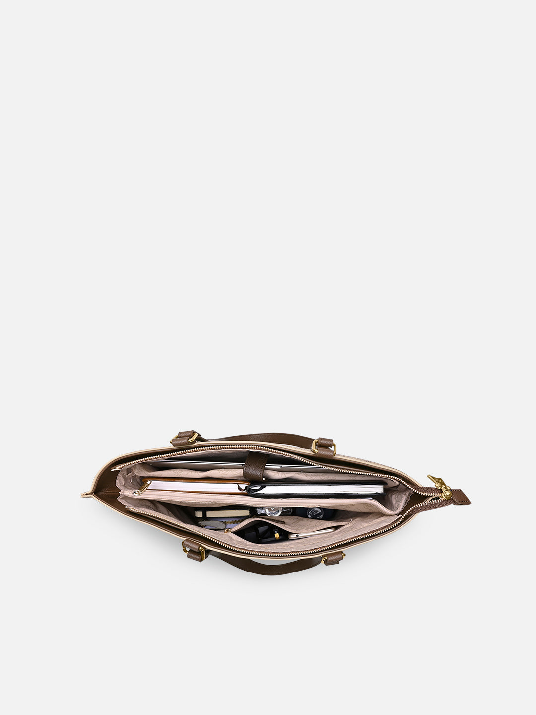 Mono Marcus Laptop Large Tote Bag Latte