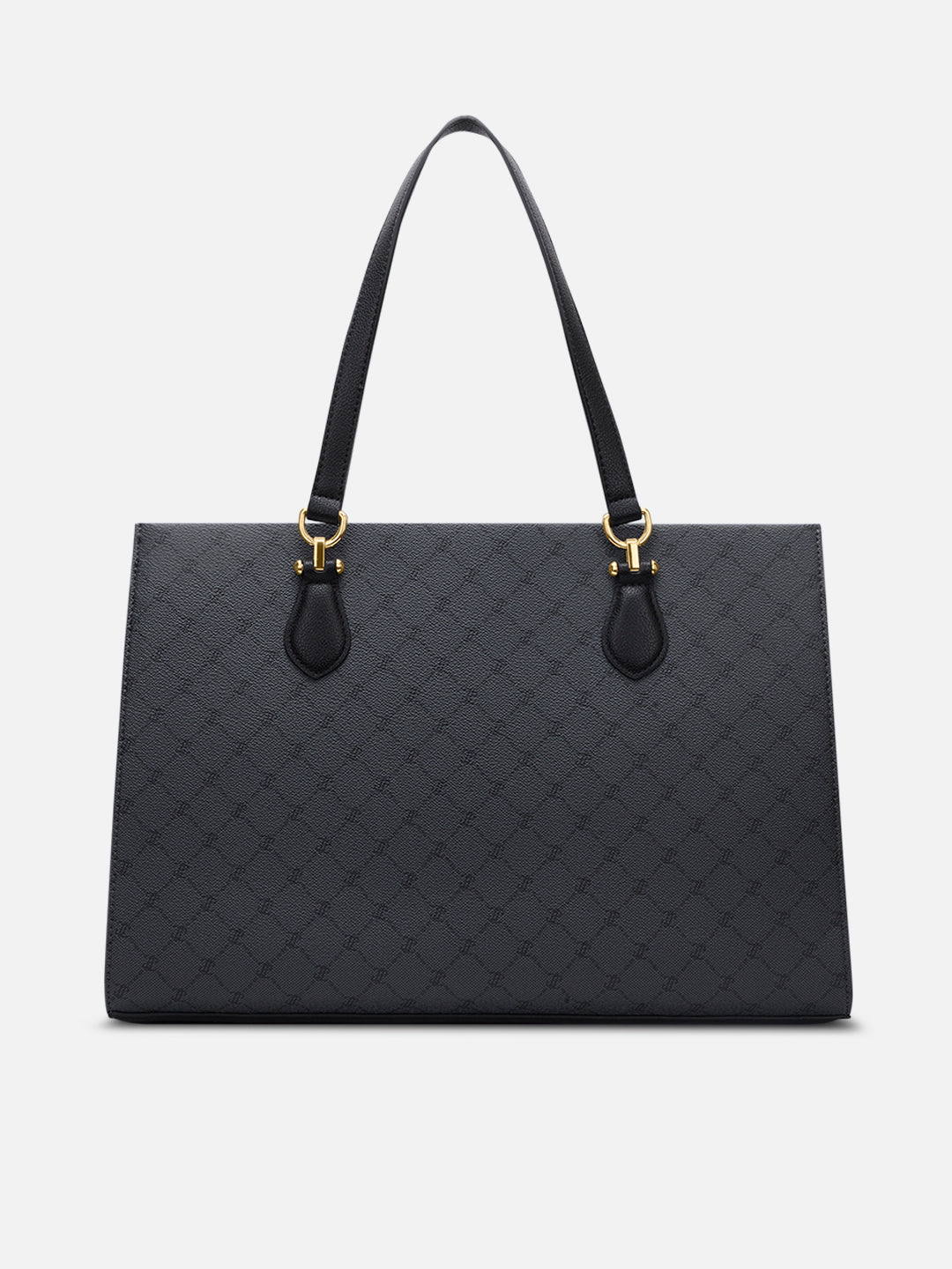 Mono Vivien 3 Compartment Large Satchel Bag Charcoal