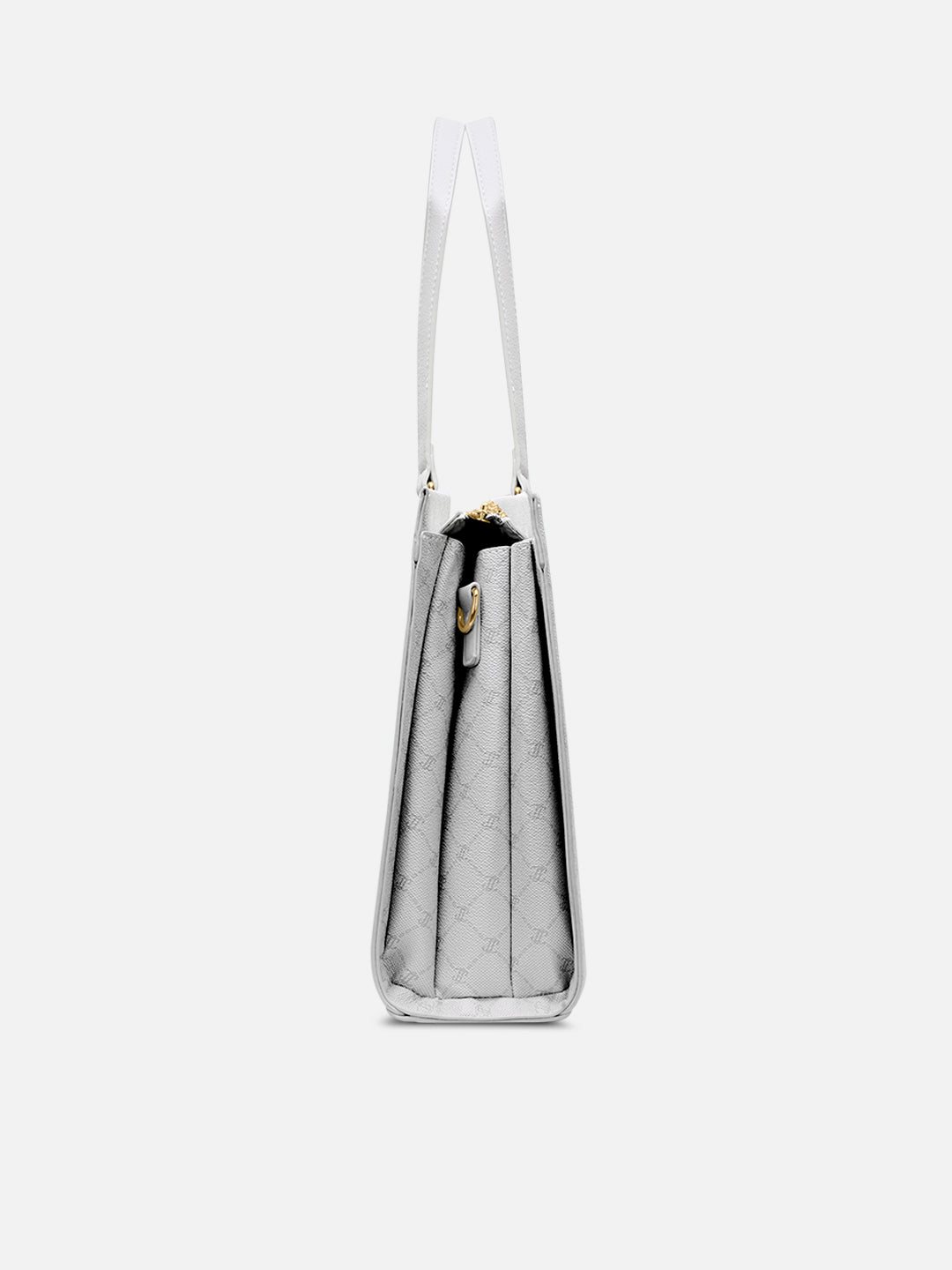 Mono Vivien 3 Compartment Large Satchel Bag Ivory