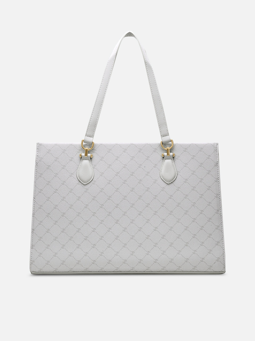 Mono Vivien 3 Compartment Large Satchel Bag Ivory