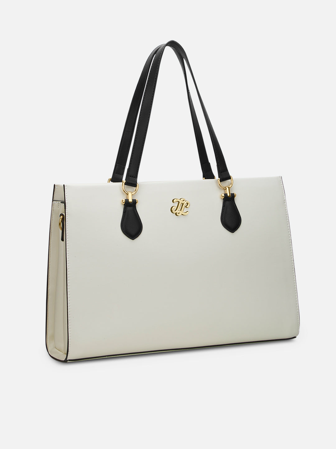 Hayes Laptop 3C Satchel Bag Ladies Handbag Off White