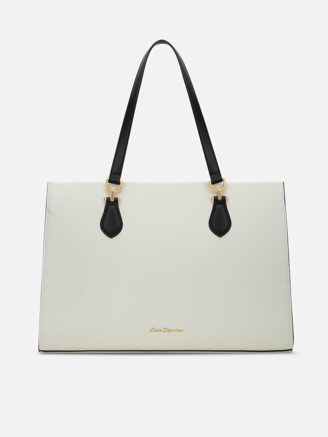 Hayes Laptop 3C Satchel Bag Ladies Handbag Off White
