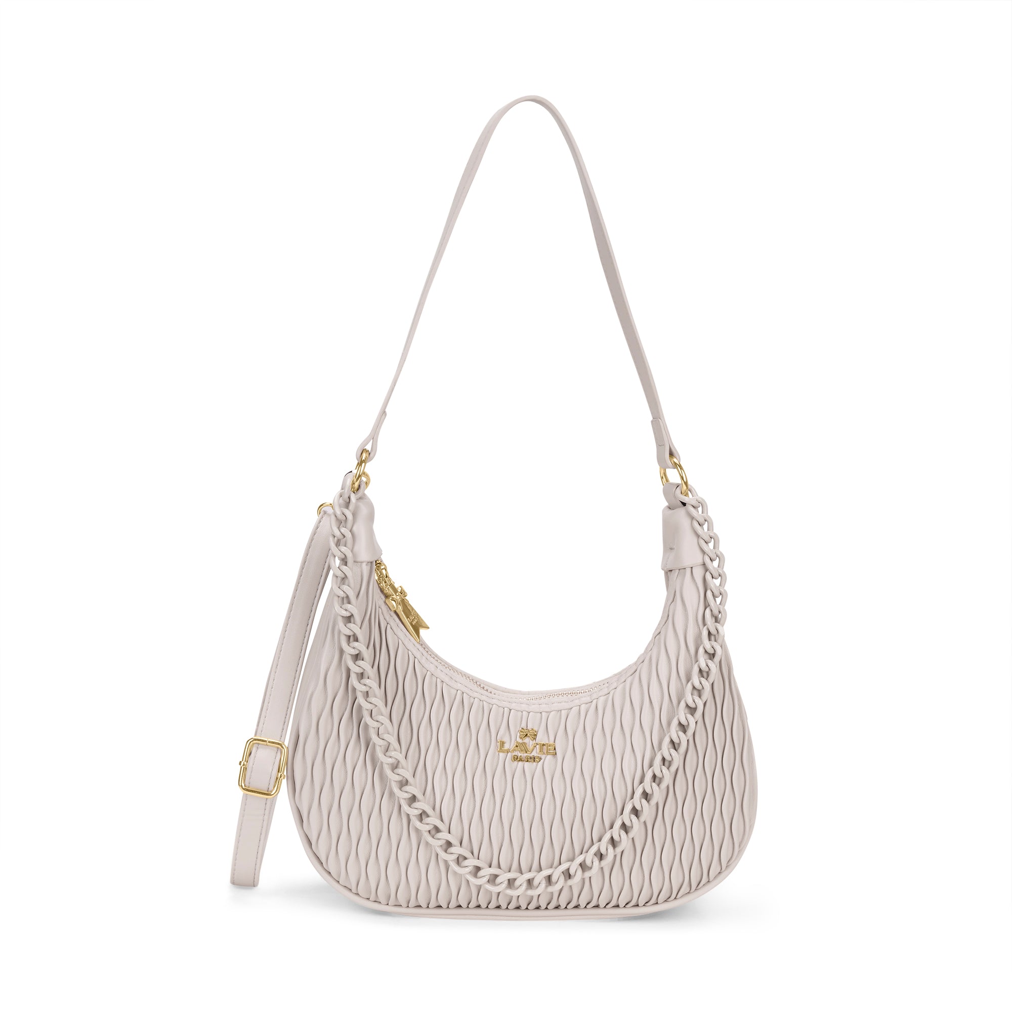 Pli Elite Cres Hobo Off White