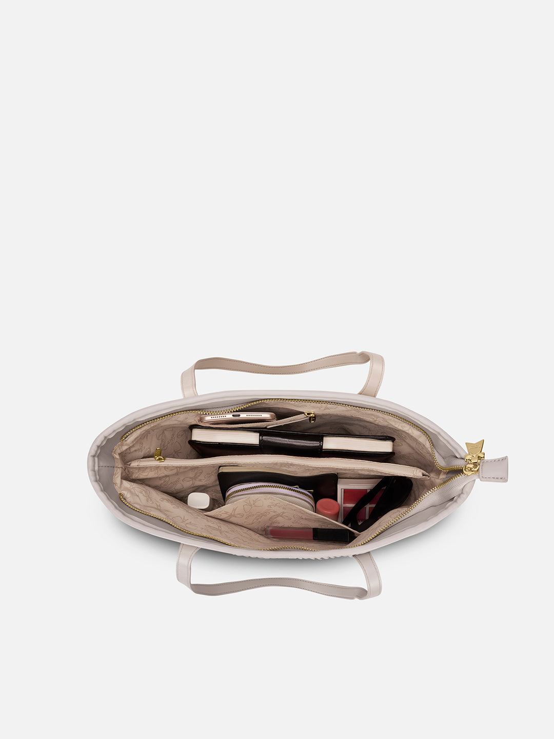 Pli Elite Medium Tote Bag Off White