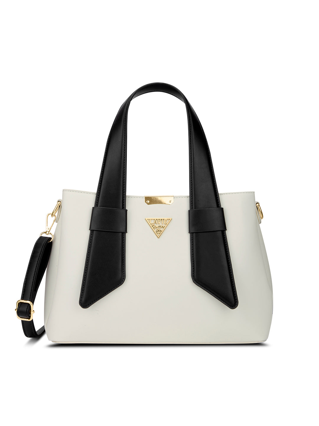 Nashville 3C Satchel Bag Off White/Black