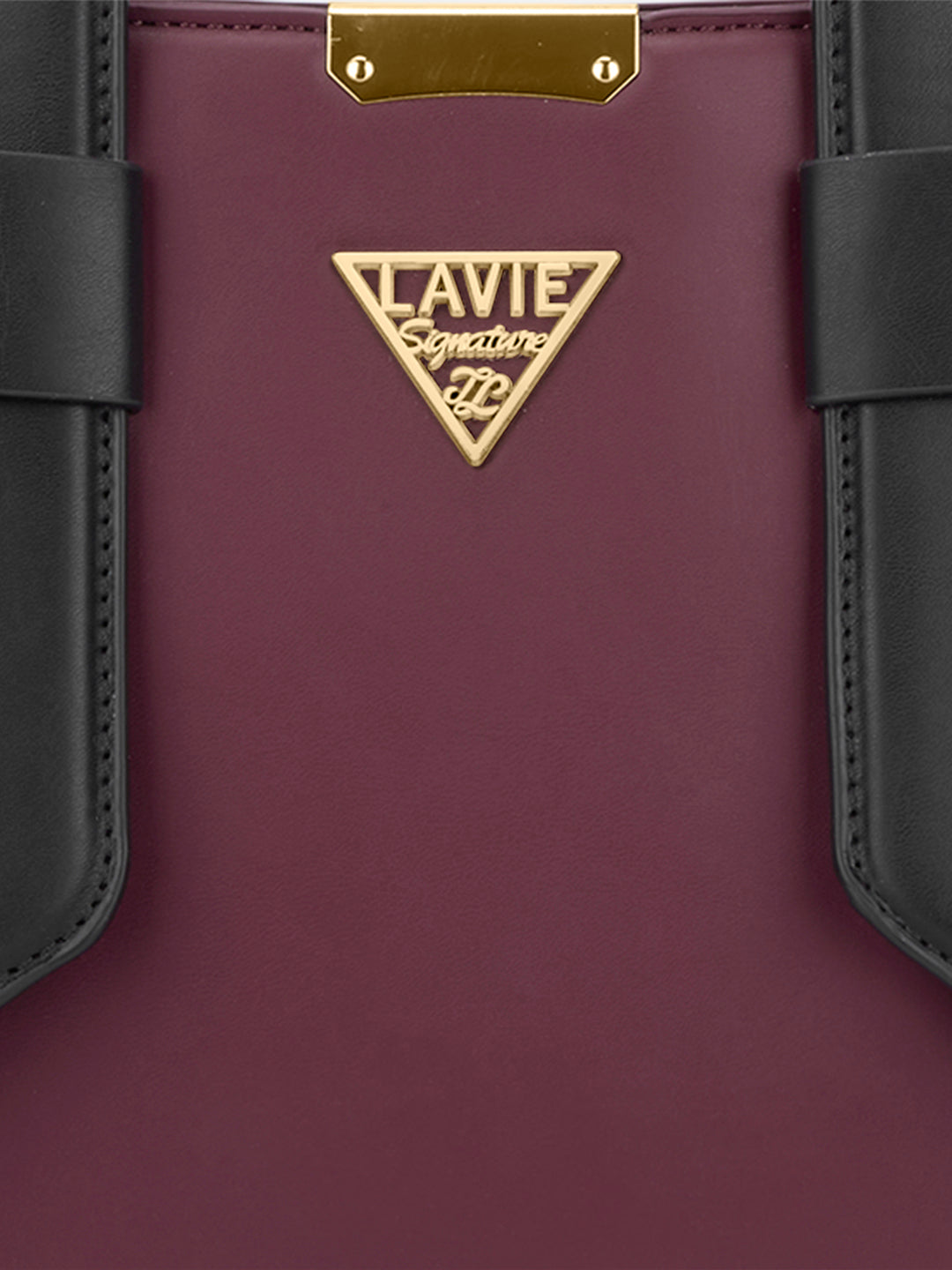 Nashville 3C Satchel Bag Maroon/Black