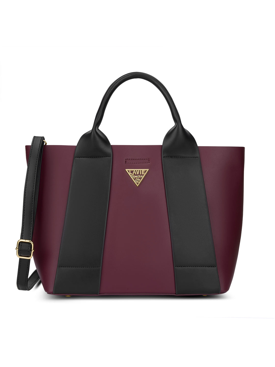 Savannah 3C Tote Bag Maroon/Black