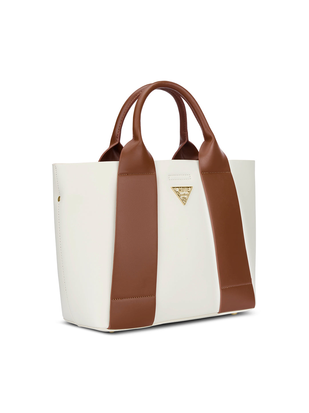 Savannah 3C Tote Bag Off White/Tan