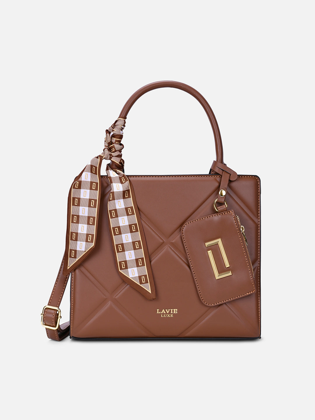 Quare26 Satchel Bag D Tan
