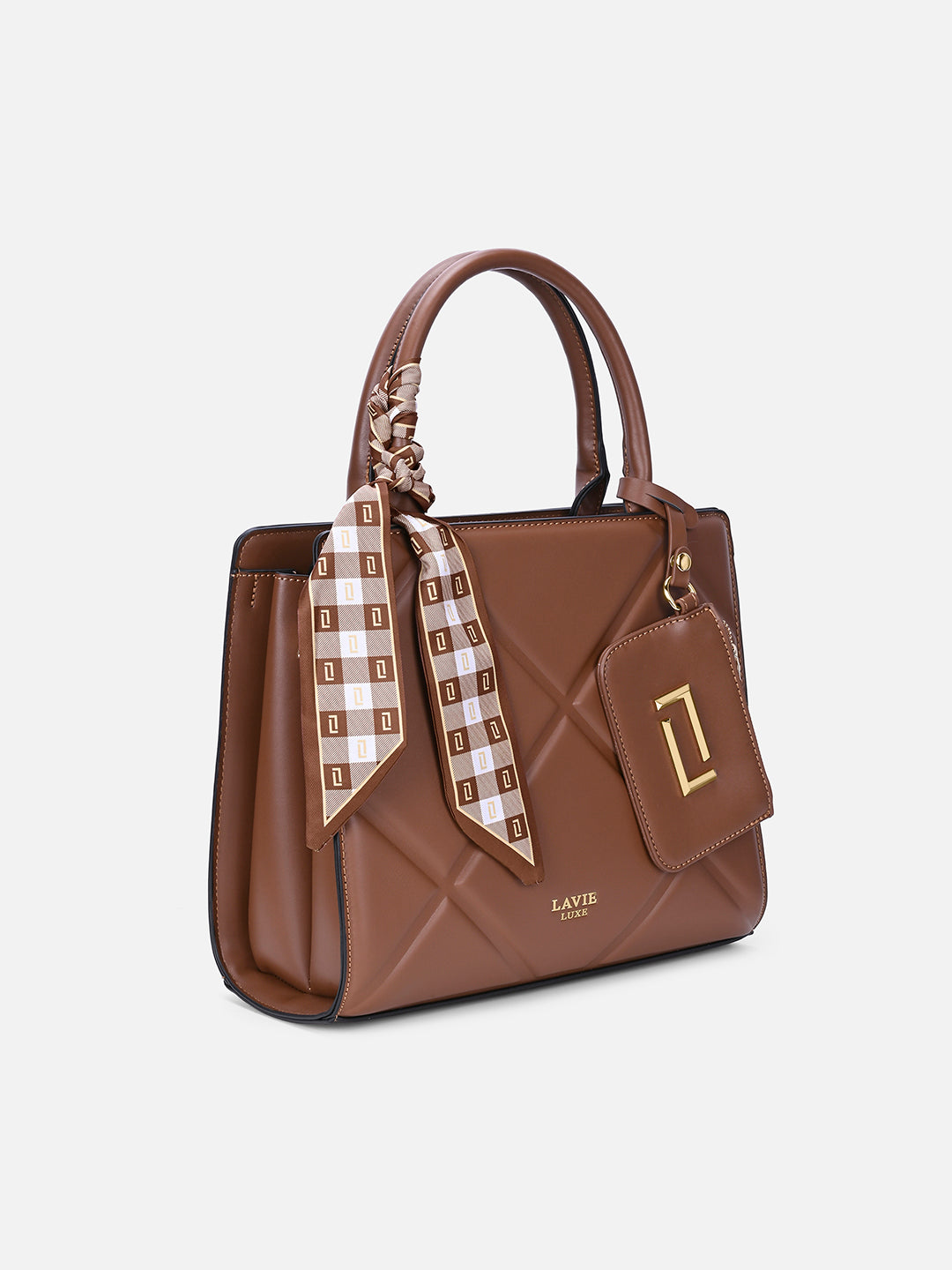 Quare26 Satchel Bag D Tan