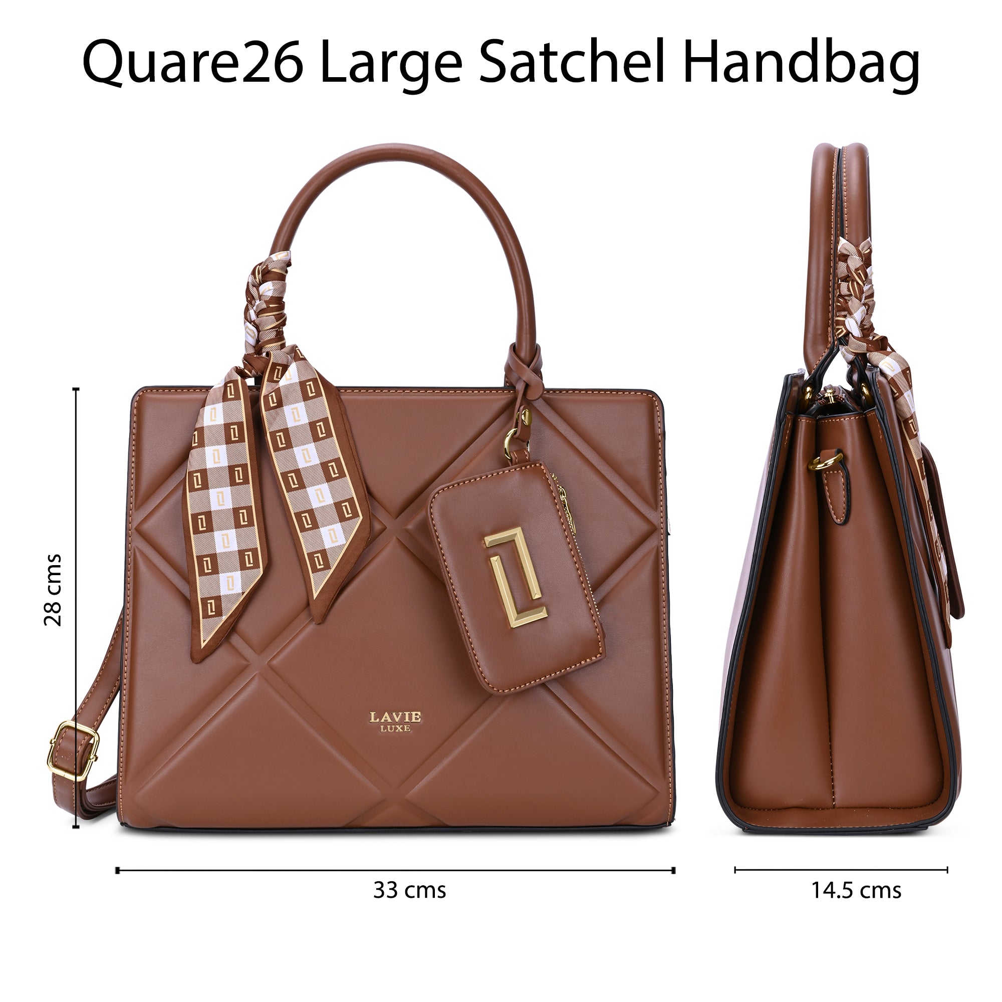 Quare26 Large Satchel Bag