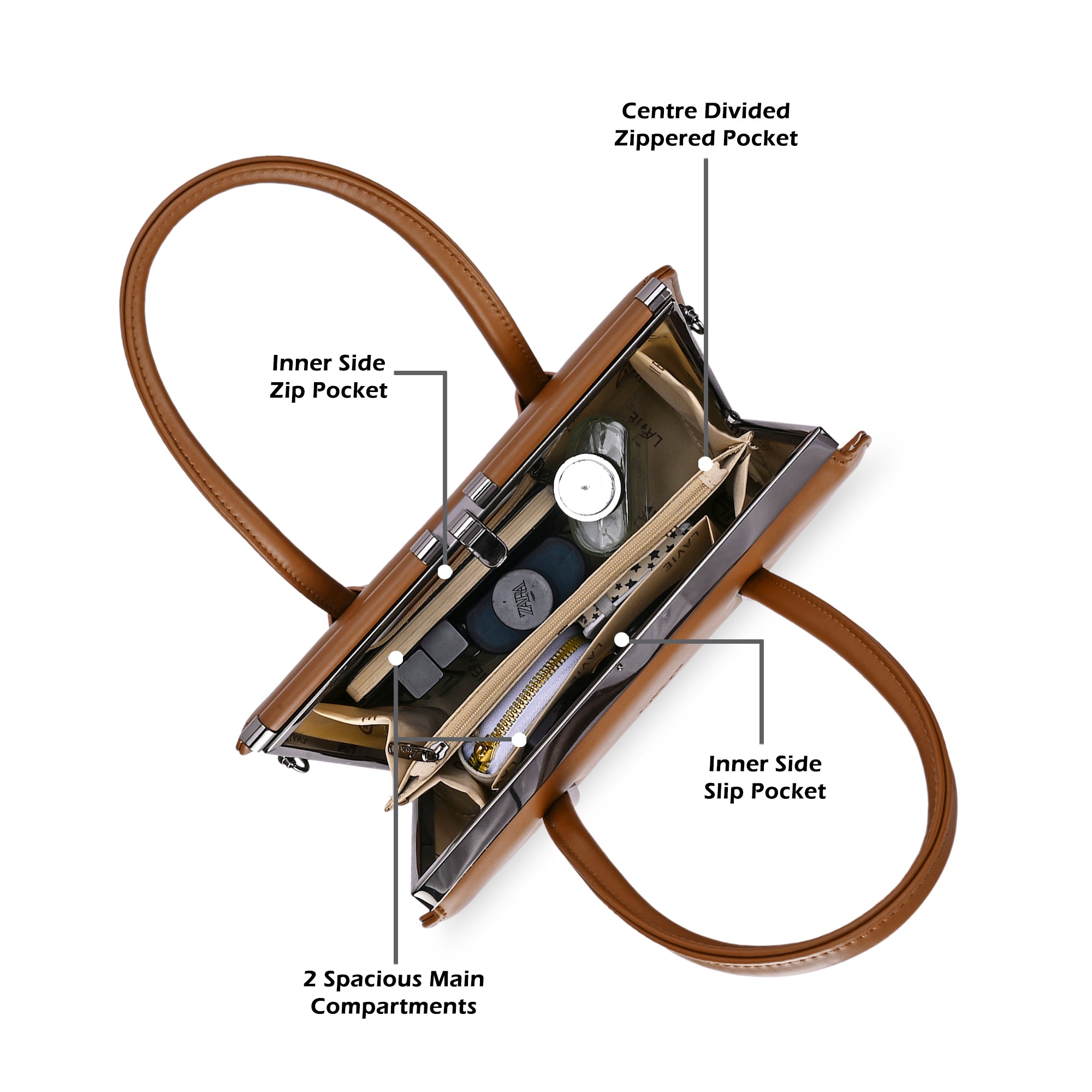 Book Dual Handle Frame Bag