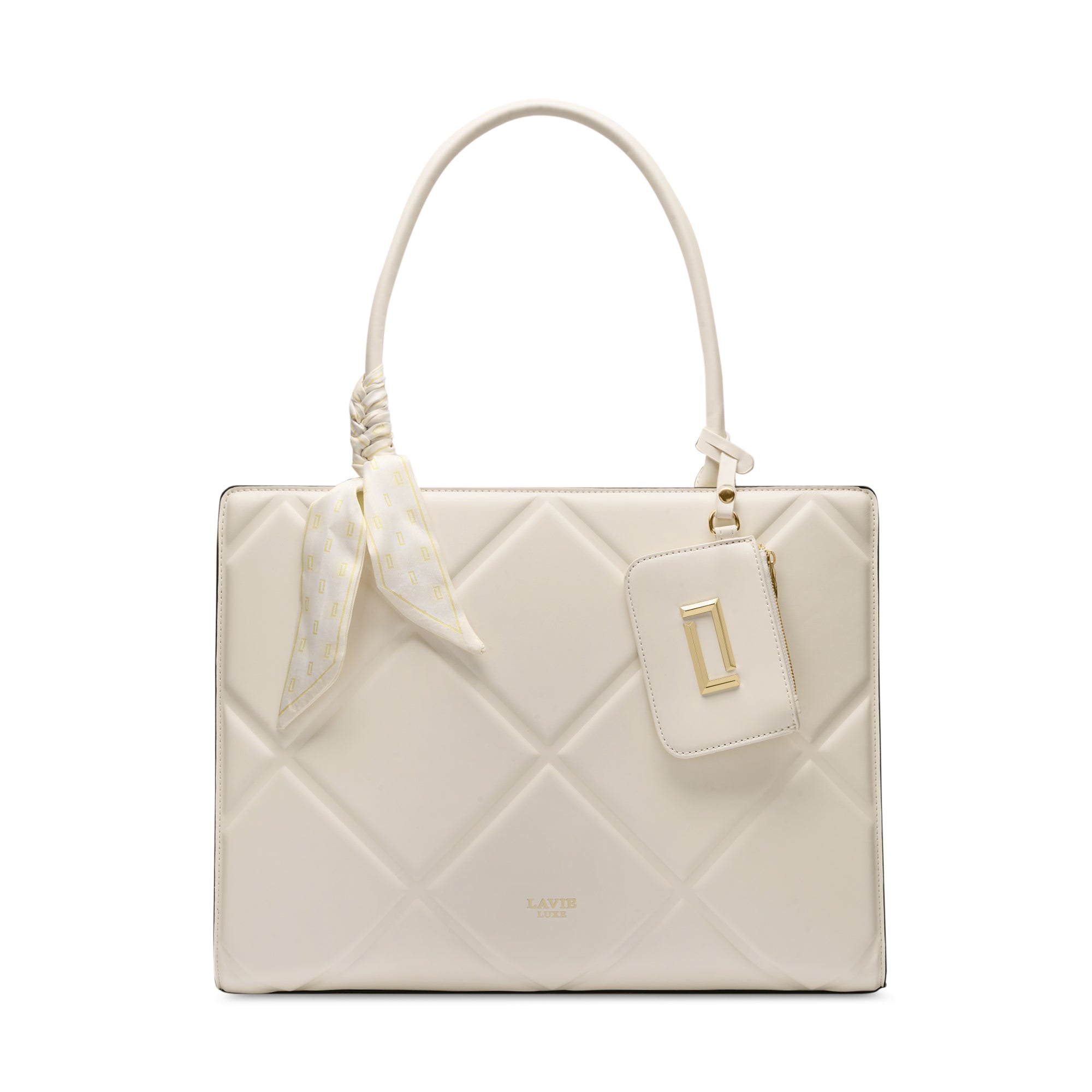 Quare26 Xlarge Satchel Bag Off White