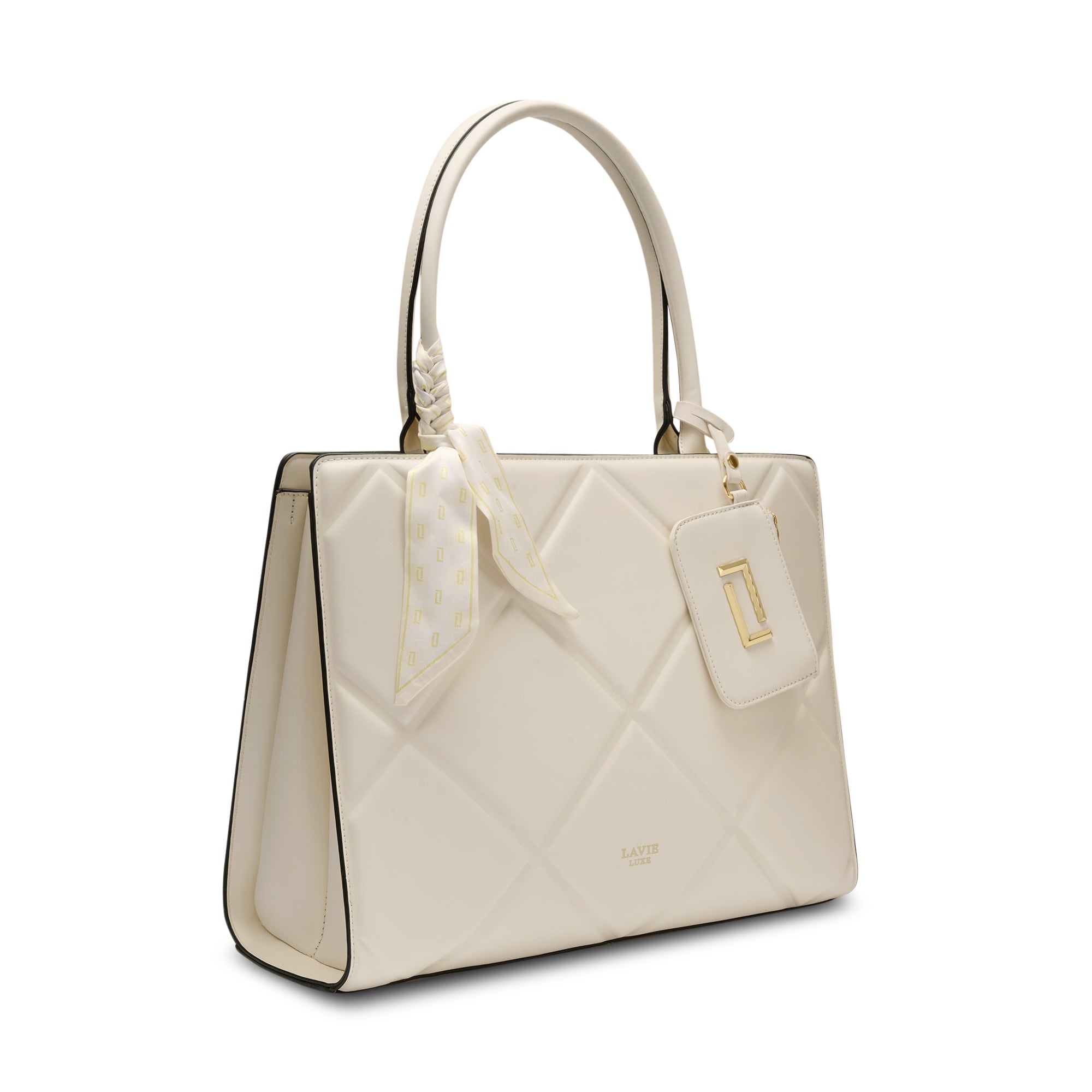 Quare26 Xlarge Satchel Bag Off White