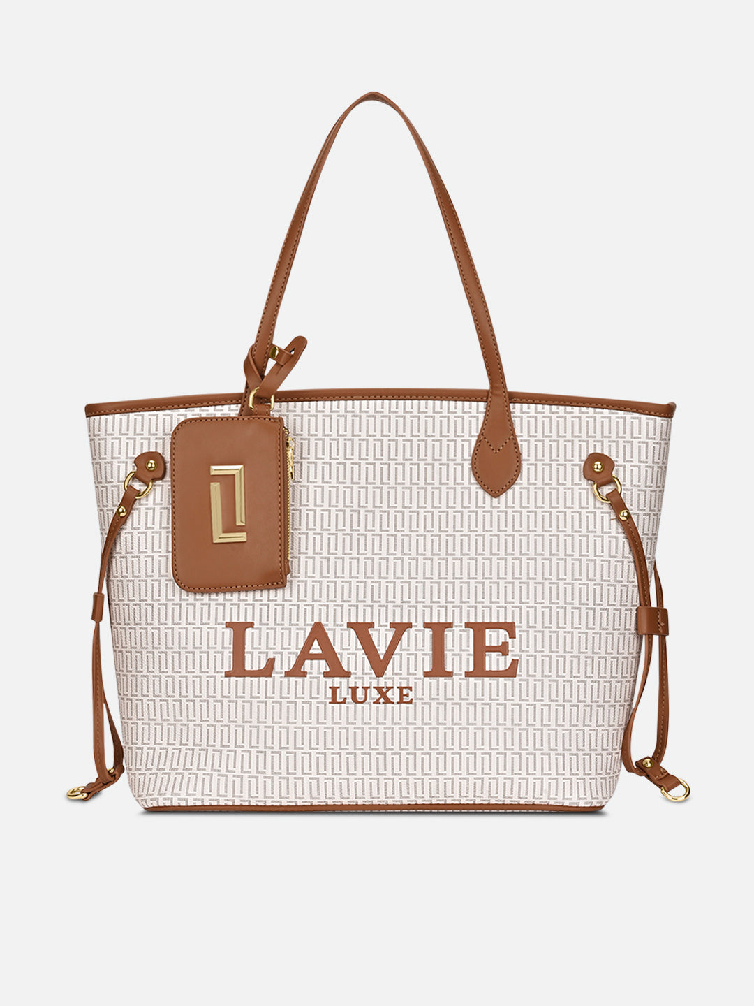 Lavie Luxe Monogram Elise Large Tote Bag