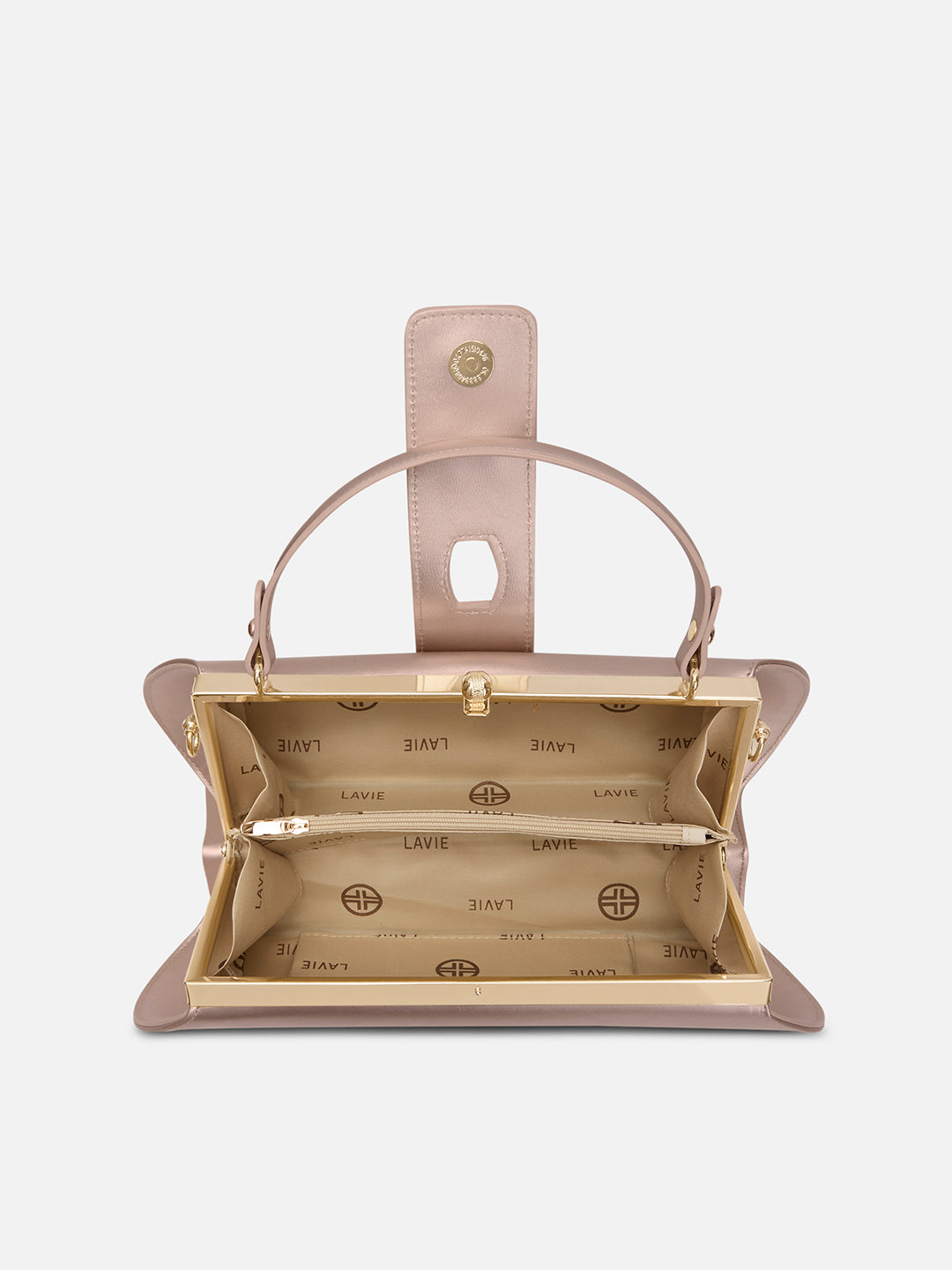 Marie Large Frame Bag Rose Gold