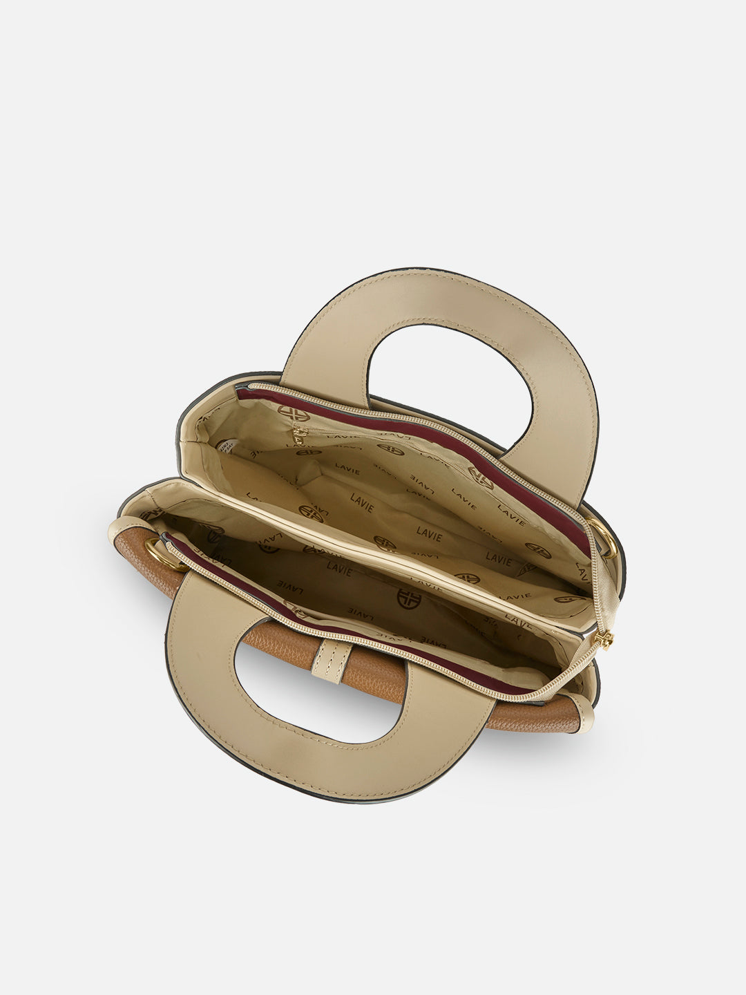 Nevada Flap Satchel Bag Tan